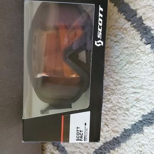 Scott Fact Black Ski Goggles